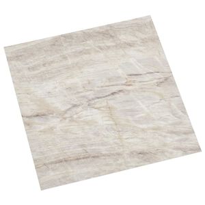 vidaXL Isekinnevad P&otilde;randaplaadid 30,5 x 30,5 cm 20 pcs PVC Beež