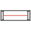 vidaXL t&ouml;&ouml;pingi raam, must ja matt punane, 140x50x79 cm, metall
