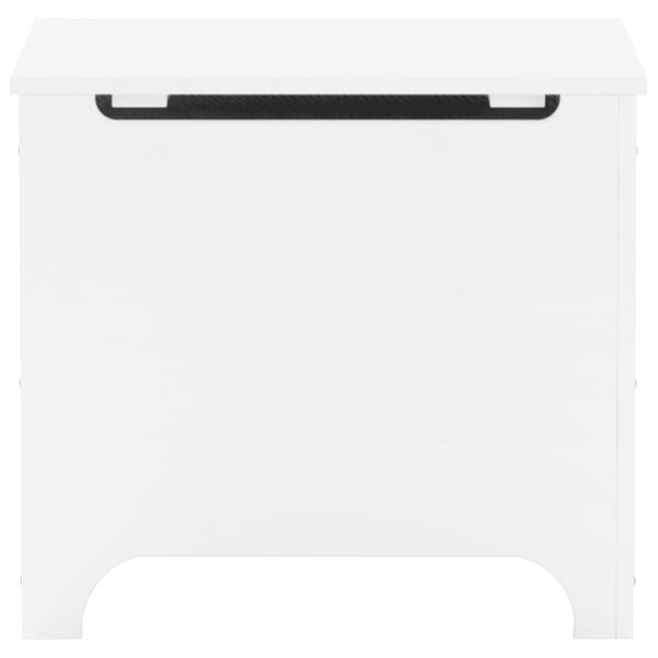 vidaXL kaanega hoiukast "RANA" valge, 60 x 49 x 54 cm, männipuit