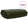 vidaXL Tarpaulin 650g / m² Küpset roheline 5 x 6 m Lõuend PVC kattega