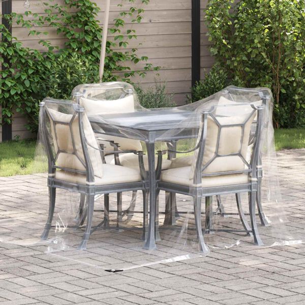 vidaXL Kattekangas aukudega L&auml;bipaistev 2 x 2 m Polyethylene