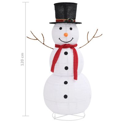 vidaXL dekoratiivne lumememme kuju, LED, luksuslik kangas, 120 cm