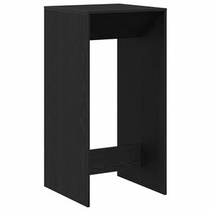 vidaXL Baarilaud Must tamm 51 x 50 x 103,5 cm Tehispuit