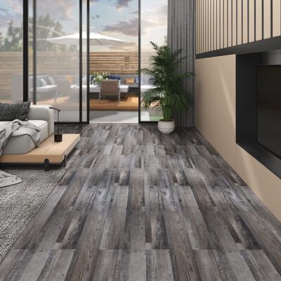 vidaXL PVC põrandalauad 5,02 m², 2 mm, iseliimuv, industriaalpuit