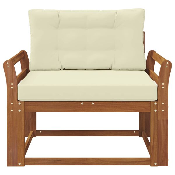 vidaXL V&auml;ljas Keskmine Diivan Tugev akatsiapuu Neutraalne