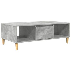 vidaXL Kohvilaud Betoonhall 102 x 55 x 35 cm Tehispuit