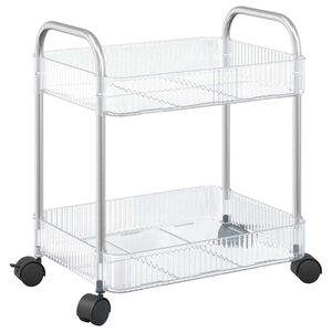 vidaXL hoiuk&auml;ru 2-korruseline l&auml;bipaistev 37x28x43,5 cm akr&uuml;&uuml;l