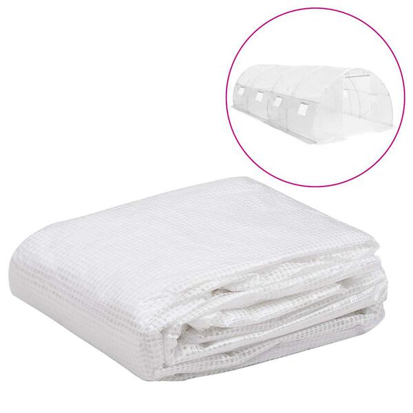 vidaXL kasvuhoone asenduskate (18 m&sup2;) 3x6x2 m, l&auml;bipaistev