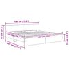 vidaXL Voodi raam LED -ribatuledega Vana puit 180 x 200 cm Tehispuit