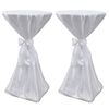 Lauakate valge 70 cm paelaga 2 tk