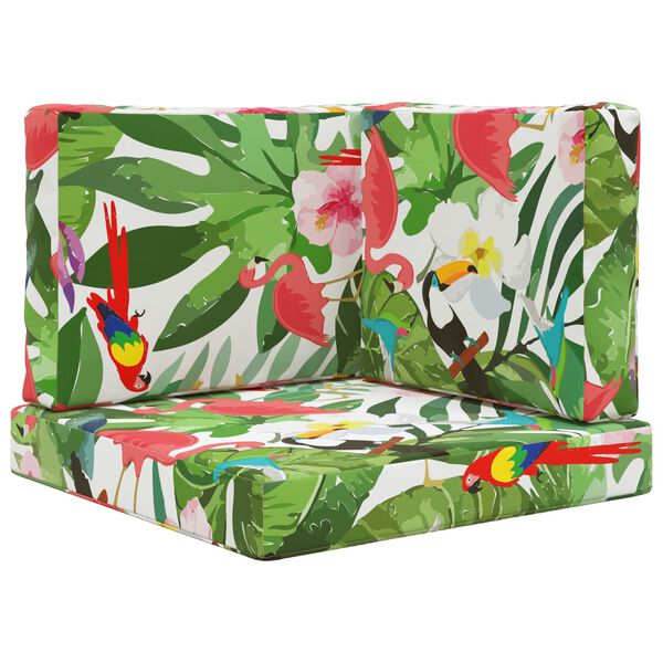 vidaXL V&auml;lim&ouml;&ouml;blitugi patja 3 pcs v&auml;rviline Pol&uuml;ester