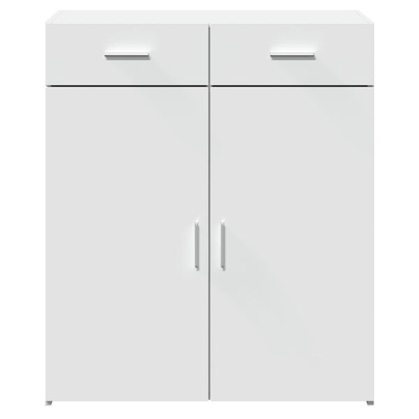 vidaXL puhvetkapp, valge, 80x42,5x93 cm, tehispuit