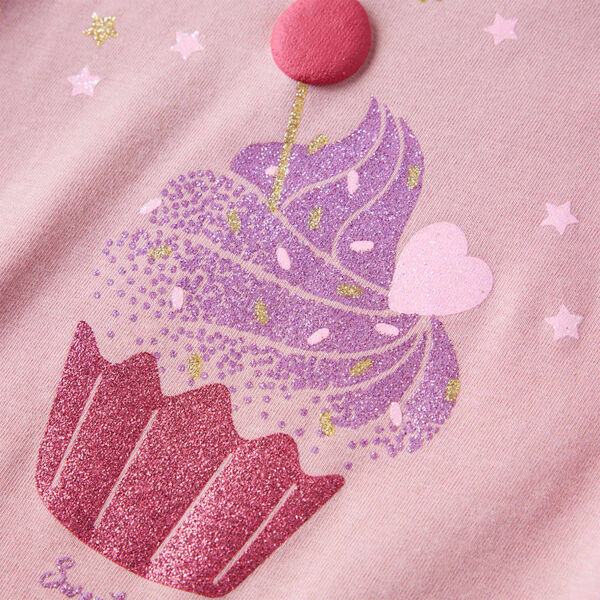 Pikkade varrukatega lastesärk, heleroosa, 92