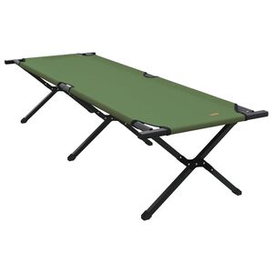 vidaXL Kokkupandav telkimise voodi Roheline 193 x 69 x 45 cm