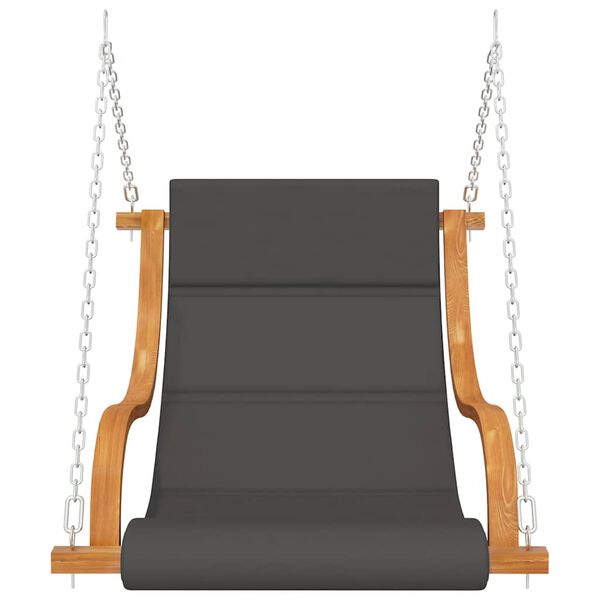 vidaXL aiakiik ilma kiigeraamita padjaga, painutatud puit