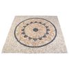 vidaXL Mosaiktellised p&auml;evalille mustriga Mitmev&auml;rviline 120 x 120 cm
