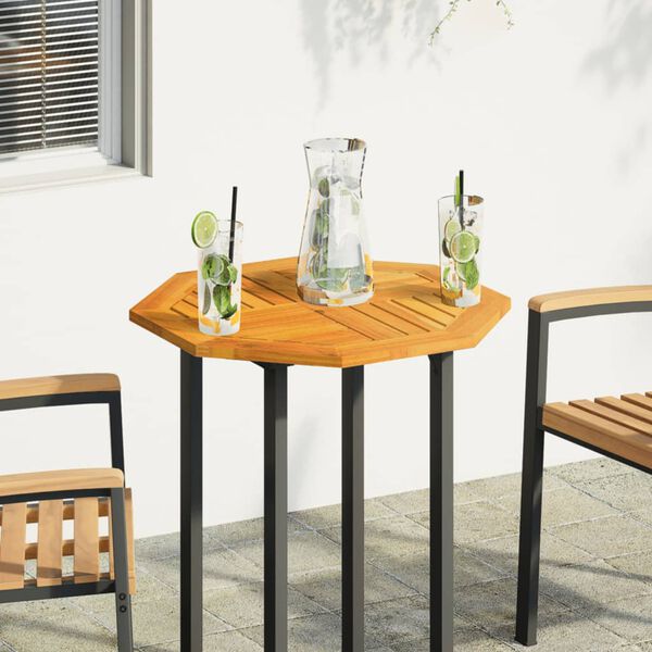 vidaXL lauaplaat, 60x60x2 cm, kaheksanurkne, akaatsiapuit