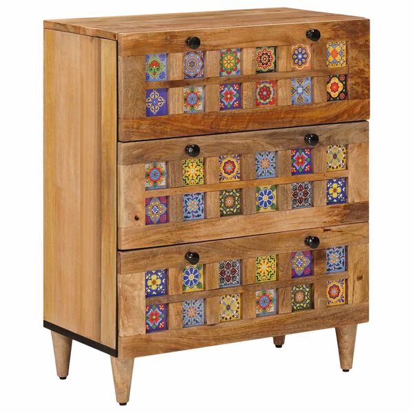 vidaXL K&otilde;ide Neutraalne 60 x 33 x 75 cm Tugev mango puu