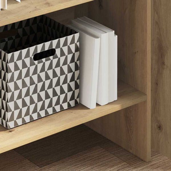 vidaXL Raamaturiiul K&auml;sit&ouml;&ouml;puu 60 x 35 x 180 cm Tehispuit