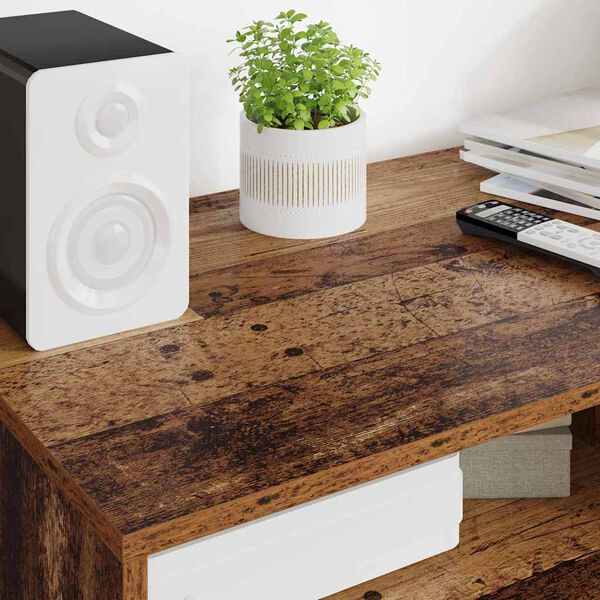 vidaXL Telerikapp sahtliga Vana puit 100 x 48 x 43 cm Tehispuit