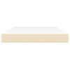 vidaXL vedrumadrats, kreemjas, 140x200x20 cm, kangas