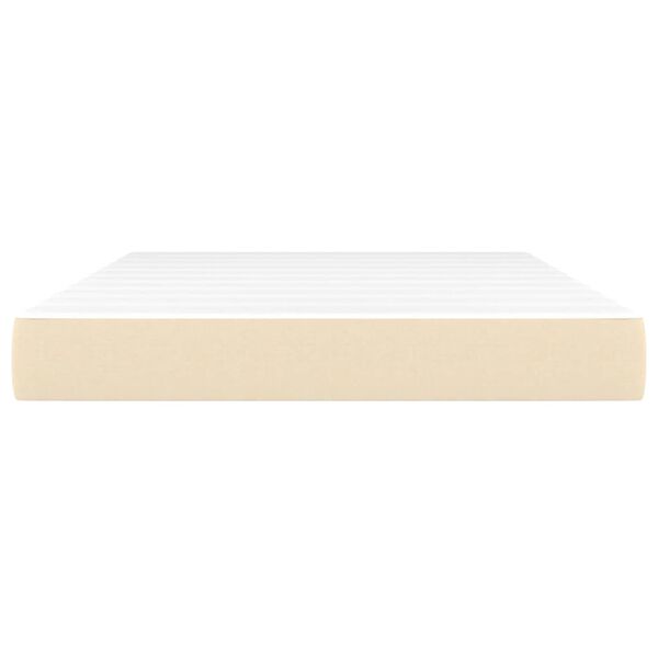 vidaXL vedrumadrats, kreemjas, 140x200x20 cm, kangas