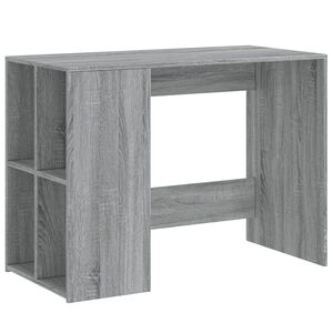 vidaXL kirjutuslaud, hall Sonoma tamm, 102x50x75 cm, tehispuit