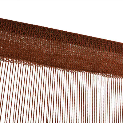 vidaXL nöörkardinad 2 tk, 100 x 250 cm, pruun