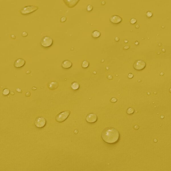 vidaXL Veekindel vastupidav kapuutsiga vihmamantel kollane XL