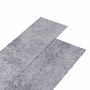 vidaXL P&otilde;randaplaadid 36 pcs Tsemendi hall 5,02 m&sup2; PVC