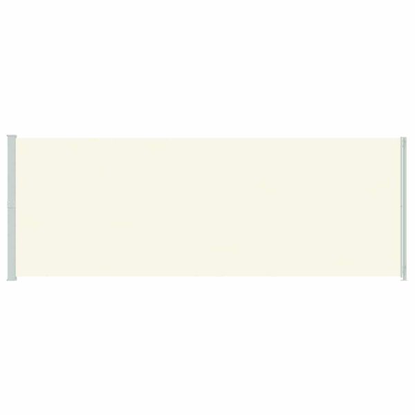 vidaXL lahtit&otilde;mmatav terrassi k&uuml;lgsein, 220 x 600 cm, kreemjas
