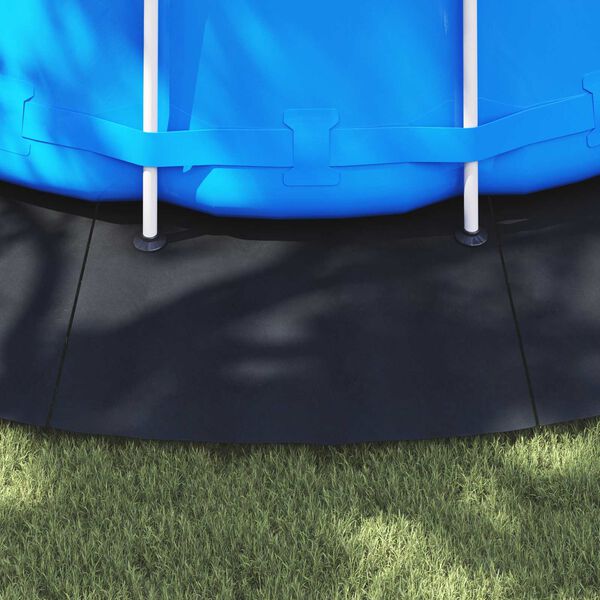 vidaXL Basseini p&otilde;randakatte leht Must &Oslash; 610 cm Mitte-kootud kangas