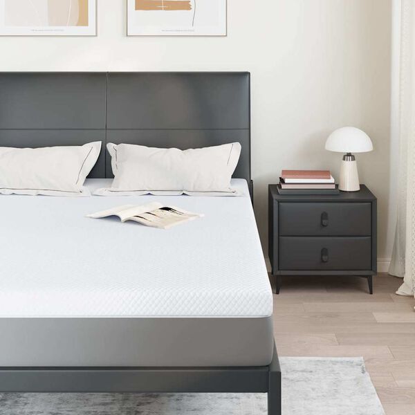 vidaXL Madratsi kate Valge 140 x 200 cm Jakardi kangas