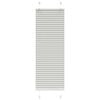 vidaXL plisseeritud ruloo helehall 40x100 cm kanga laius 39,4 cm