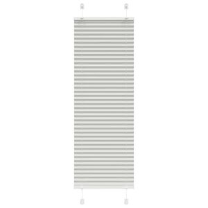 vidaXL plisseeritud ruloo helehall 40x100 cm kanga laius 39,4 cm
