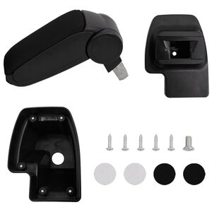 vidaXL auto k&auml;etugi, must, 15 x 35 x (33-49,5) cm, ABS