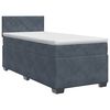 vidaXL Vedruvoodi madratsiga peaga Tumehall 90 x 190 cm Samet