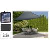 ProGarden p&auml;ikesekate 3x3 m, tumehall, ruut