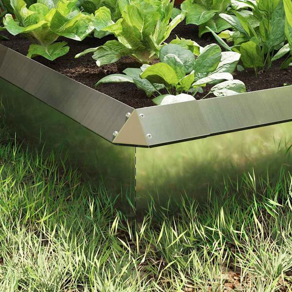 vidaXL R&auml;stikuaed 8 pcs H&otilde;bedane Tsinkteras