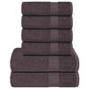 vidaXL 6-osaline k&auml;ter&auml;tikukomplekt KONN, antratsiithall, 360 g/m&sup2;