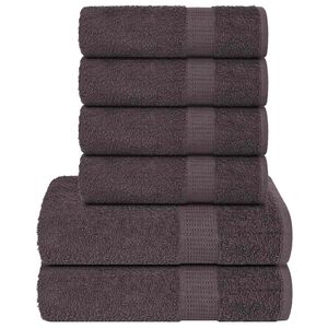 vidaXL 6-osaline k&auml;ter&auml;tikukomplekt KONN, antratsiithall, 360 g/m&sup2;