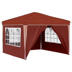 vidaXL &Uuml;hepuuline peotelk Terrakota 288 x 288 x 245 cm Oxfordi kangas