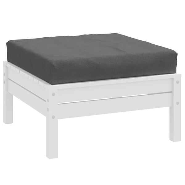 vidaXL euroaluse istmepadi, antratsiithall, 60x60x9,5 cm, kangas