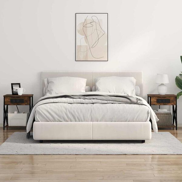 vidaXL &Ouml;&ouml;lambi kapp Suitsetatud tamm 41 x 31 x 51 cm Tehispuit