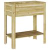 vidaXL K&otilde;rge istutusmaterjal Pruun 85,5 x 46,5 x 96 cm