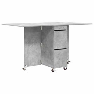 vidaXL S&ouml;&ouml;gilaud 2 pcs 140 x 80 x 77 cm Tehispuit Betoonhall Ristk&uuml;lik