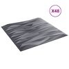 vidaXL Seinapaneelid 48 pcs Kivihall 50 x 50 cm XPS Vaht