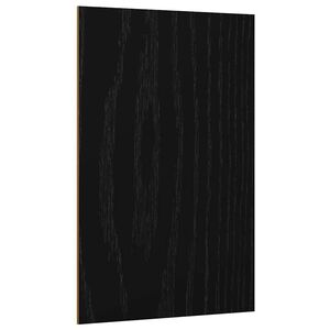 vidaXL Dekor Paneelid 12 tk Must tamm 40 x 60 x 0,27 cm Tehispuit