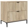 vidaXL &Ouml;&ouml;kapp sahtliga Sonoma tamm 63.5 x 36 x 61 cm Tehispuit
