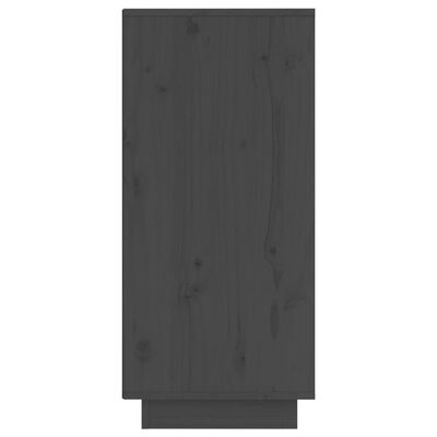 vidaXL puhvetkapp, hall 31,5x34x75 cm, toekas männipuit